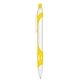 a yellow gel sport soft touch rubberized hybrid ink gel pen