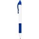 a blue zebra sarasa dry x -20- wh retractable gel pen with white body rubber grip