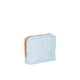 aerial view a beach wash denim bag & crush zipper denim busy bee pouch, image 2 of 2