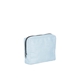 aerial view a beach wash denim bag & gray zipper denim busy bee pouch, image 2 of 2
