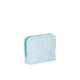 aerial view a beach wash denim bag & turquoise zipper denim busy bee pouch, image 2 of 2
