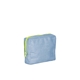 aerial view a french wash denim bag & citron zipper denim busy bee pouch, image 2 of 2
