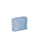 aerial view a french wash denim bag & fairytale pink zipper denim busy bee pouch, image 2 of 2