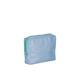 aerial view a french wash denim bag & turquoise zipper denim busy bee pouch, image 2 of 2