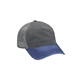 a chrcl/ royl/ gry adams pigment - dyed twill mesh trucker cap