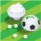 a group of soccer ball mint container