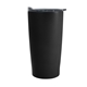 aerial view a matte black with charcoal lid 20 oz himalayan recycled tumbler, image 1 of 2