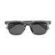 aerial view a translucent black with smoke zander recycled frame sunglasses, image 1 of 4