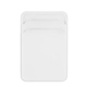 aerial view a white silicone magnetic phone wallet, image 1 of 2