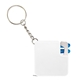aerial view a white swift 4- in -1 multi tool key chain, image 1 of 3