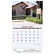 aerial view a white 13 custom photos wall calendars (coil bound) 10 5/8 x 18 1/4, image 1 of 2