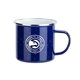 a royal blue 17 oz vintage campfire mug