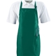 a dark green augusta sportswear full length apron with pockets
