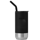 aerial view a black atlantis - 16 oz double wall tumbler - stainless with recycled rpp inner, image 1 of 4