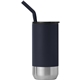 aerial view a navy blue 2767 c atlantis - 16 oz double wall tumbler - stainless with recycled rpp inner, image 1 of 5