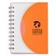 60- Page Lined Spiral Notebook With Interlocking Cover