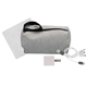 aerial view a white speck wall, cable and cloth travel set, image 1 of 2