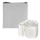 aerial view a gray rpet poncho pouch, image 1 of 2