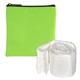 aerial view a green rpet poncho pouch, image 1 of 2