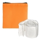 aerial view a orange rpet poncho pouch, image 1 of 2