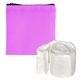 aerial view a purple rpet poncho pouch, image 1 of 2