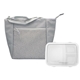 aerial view a gray speck lunch to go tote, image 1 of 2