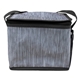 aerial view a black recycled lunch cooler, image 1 of 2