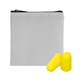 aerial view a gray colorful rpet ear protection set, image 1 of 2