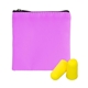 aerial view a purple colorful rpet ear protection set, image 1 of 2