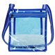 aerial view a blue diamond clear tpu satchel, image 1 of 2