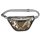 aerial view a smoke diamond clear tpu belt bag, image 1 of 2