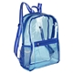 aerial view a blue diamond clear tpu backpack, image 1 of 2