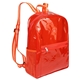 aerial view a red diamond clear tpu backpack, image 1 of 2