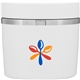 aerial view a matte white 20 oz h2go crush - matte white, image 1 of 6