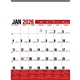 aerial view a group of yearly record(r) red calendar, image 4 of 4