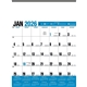 aerial view a group of hotline(r) products yearly record(r) blue calendar, image 4 of 4