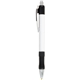 a black vantage ballpoint click pen