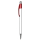 aerial view a red 207 elite slim metallic pen, image 1 of 2