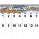 aerial view a group of hotline(r) products big numbers appointment calendar - stapled, image 14 of 24
