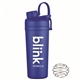 aerial view a royal blue pms 286c 27 oz shaker water bottle with stainless steel agitator, image 1 of 3