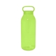 aerial view a translucent lime green 32 oz kenny rpet bottle, image 1 of 2