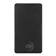 aerial view a black rabs magnetic wireless power bank watch charger, image 1 of 3