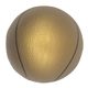 aerial view a gold basketball squeezies stress reliever ball, image 1 of 2