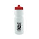 a translucent frost bottle & red lid the cyclist - 24 oz bike bottle
