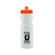 a translucent frost bottle & orange lid the cyclist - 24 oz bike bottle