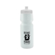a translucent frost bottle & white lid the cyclist - 24 oz bike bottle