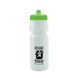 a translucent frost bottle & lime green lid the cyclist - 24 oz bike bottle