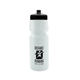 aerial view a translucent frost bottle & black lid the cyclist - 24 oz bike bottle, image 1 of 2