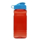 a red bottle & frost infuser basket & cyan lid groove 20 oz tritan(tm) infuser bottle with flip lid and tritan(tm) infuser