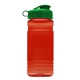 a red bottle & frost infuser basket & green lid groove 20 oz tritan(tm) infuser bottle with flip lid and tritan(tm) infuser